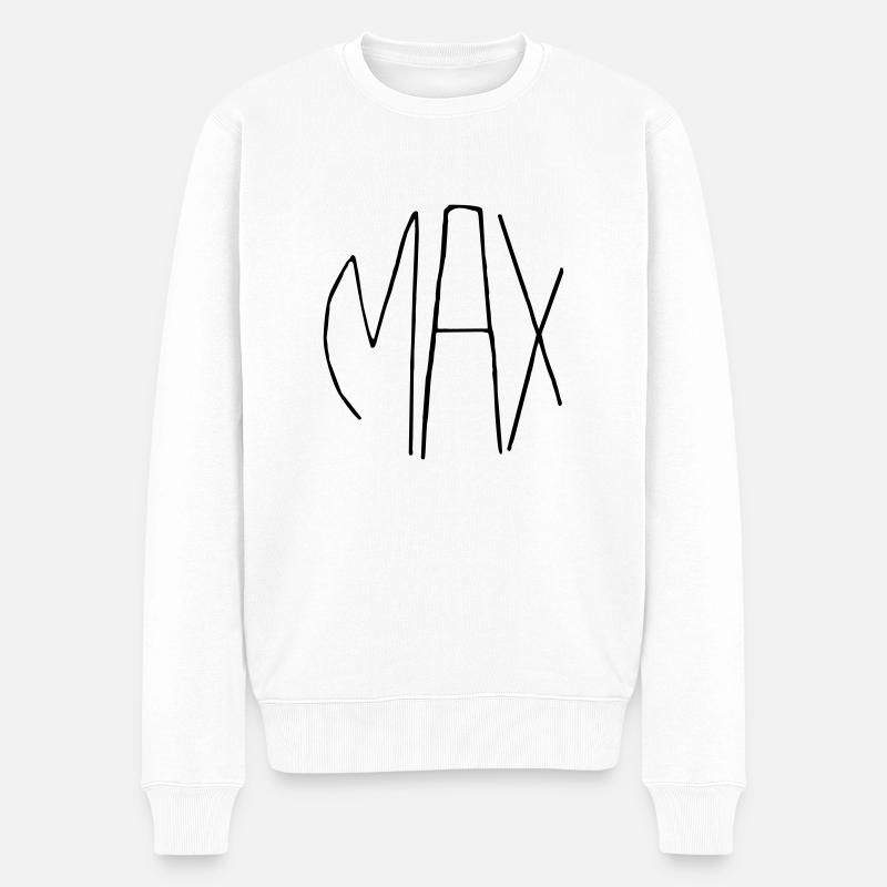 Max - Pull Premium bio Homme - blanc