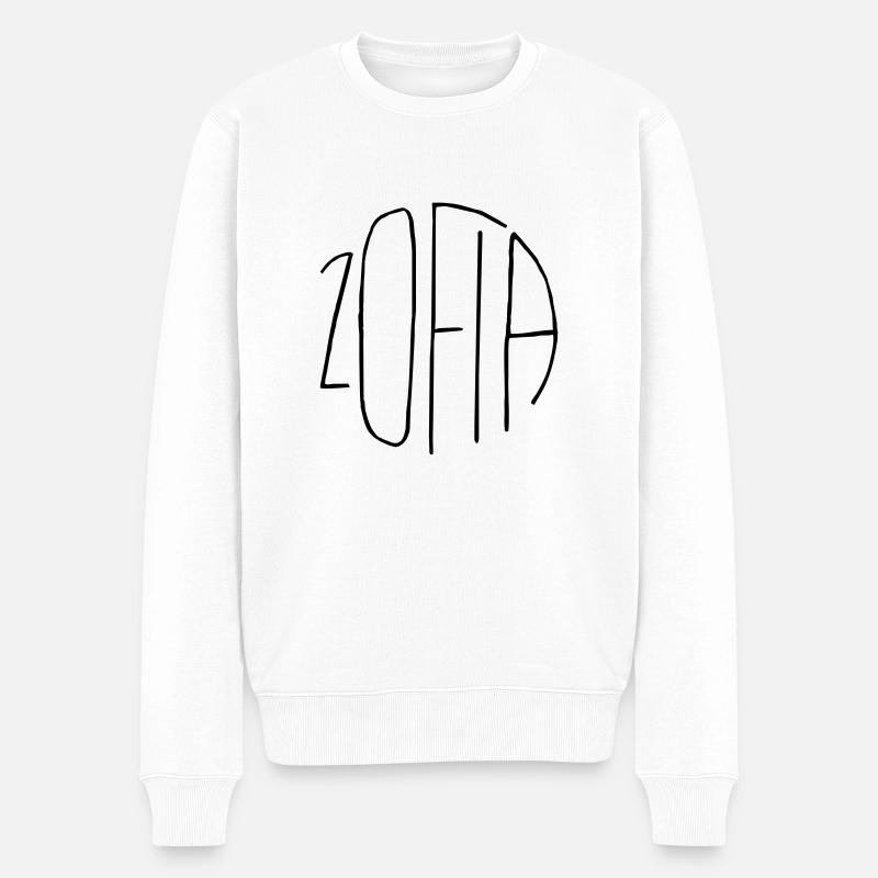 Zofia - Männer Premium Bio Pullover - Weiß