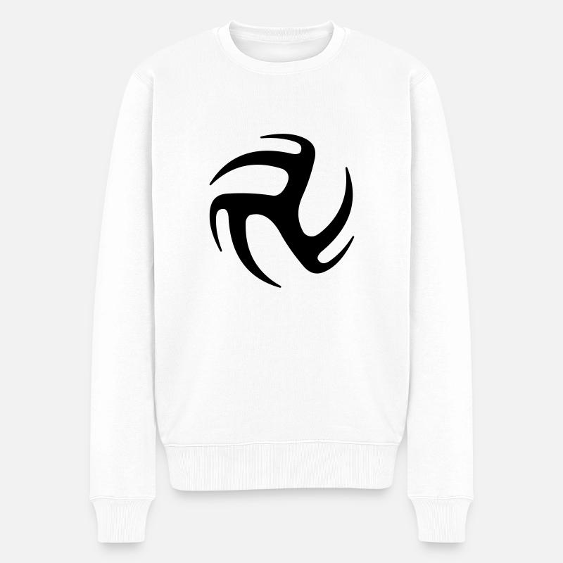 Volleyball - Männer Premium Bio Pullover - Weiß