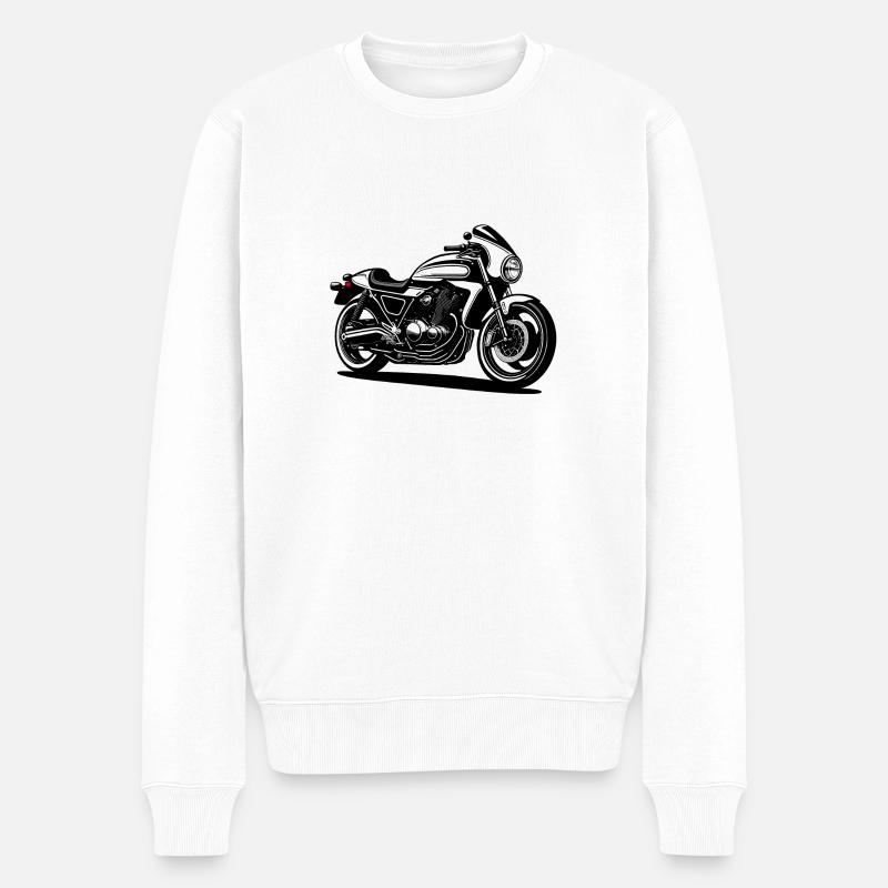 Conception de motos - Pull Premium bio Homme - blanc