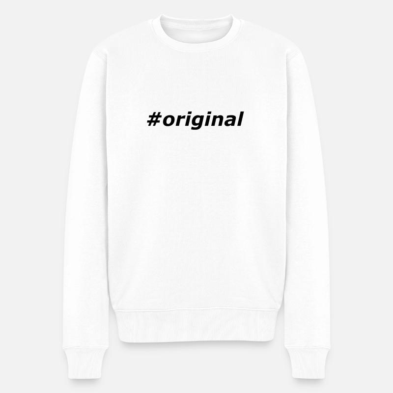 #original - Pull Premium bio Homme - blanc