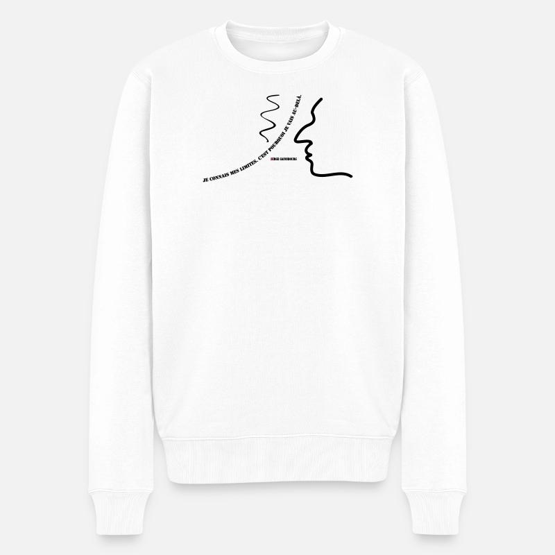 Citation de Gainsbourg - Pull Premium bio Homme - blanc