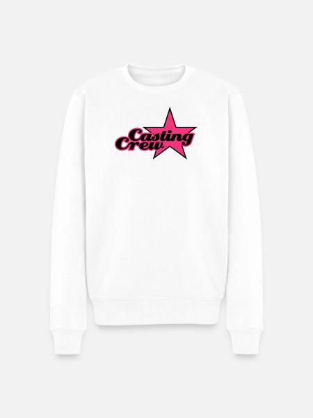 Casting Crew | Star | Stern - Pull Premium bio Homme - blanc
