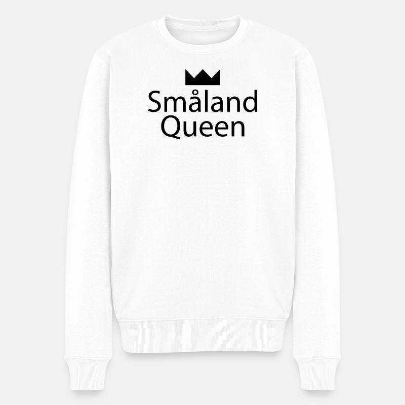 Smaland Queen - Männer Premium Bio Pullover - Weiß