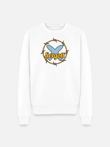 Sexgott | Dildo | Cock - Men's Premium Organic Jumper - white