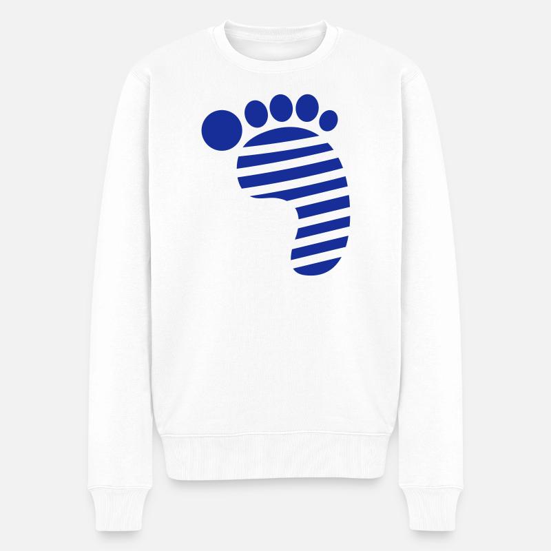 Big Foot - Pull Premium bio Homme - blanc