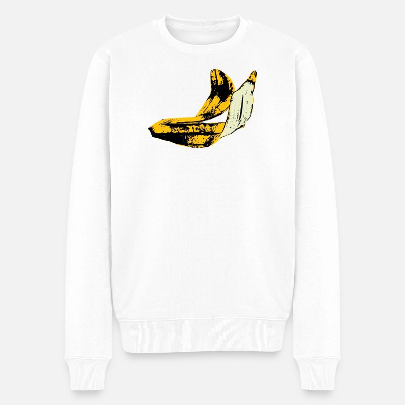 Peau de banane - Pull Premium bio Homme - blanc
