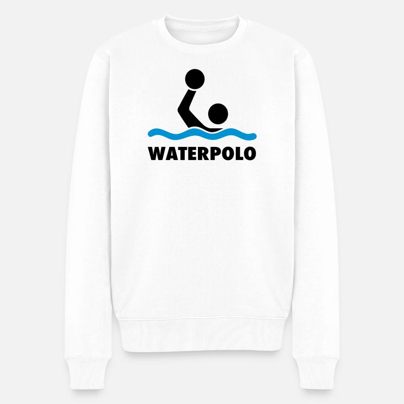 Wasserball - Männer Premium Bio Pullover - Weiß