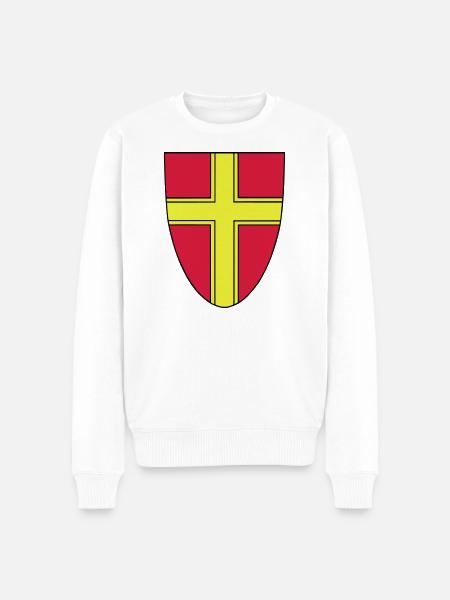 Vienna Vekto - Männer Premium Bio Pullover - Weiß