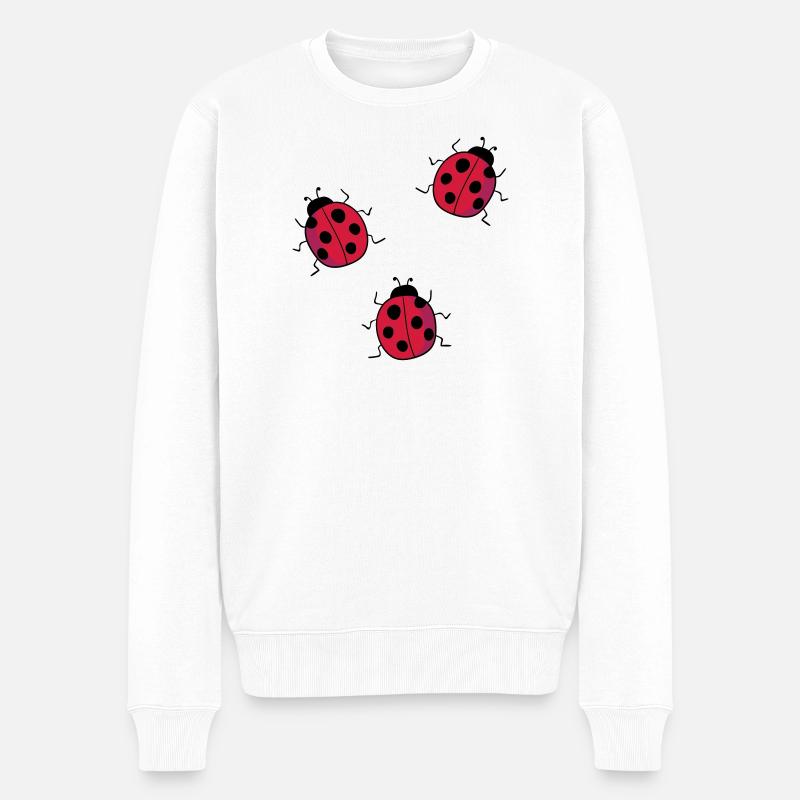coccinelle - Pull Premium bio Homme - blanc