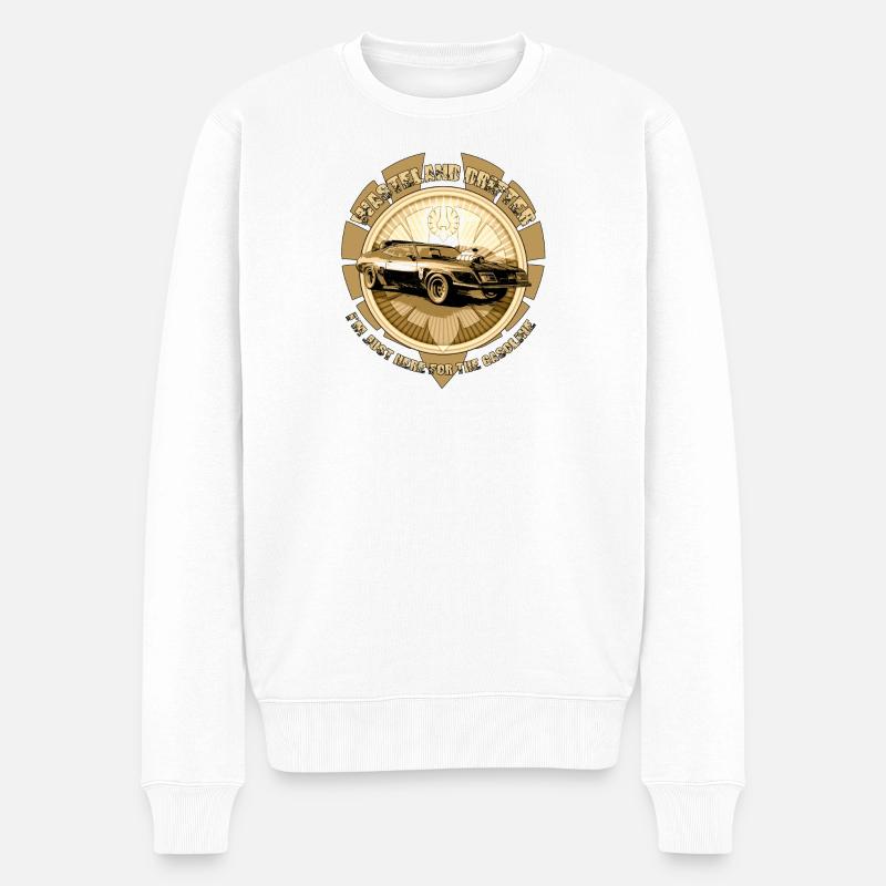 V8 de charge - Pull Premium bio Homme - blanc