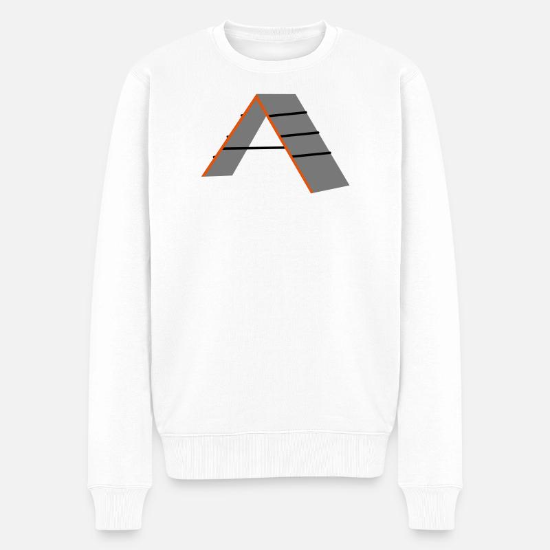 agilité - Pull Premium bio Homme - blanc