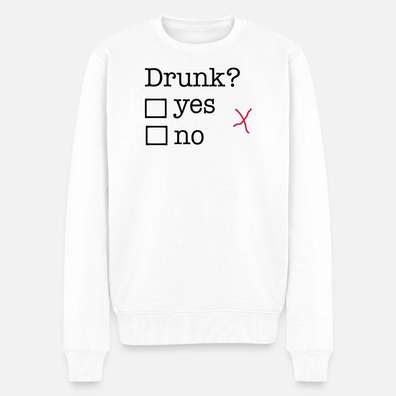 Ivre - Pull Premium bio Homme - blanc