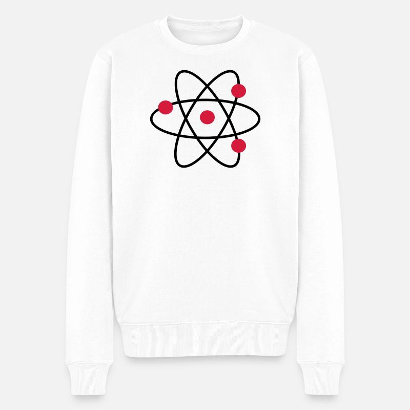 Atome - Pull Premium bio Homme - blanc