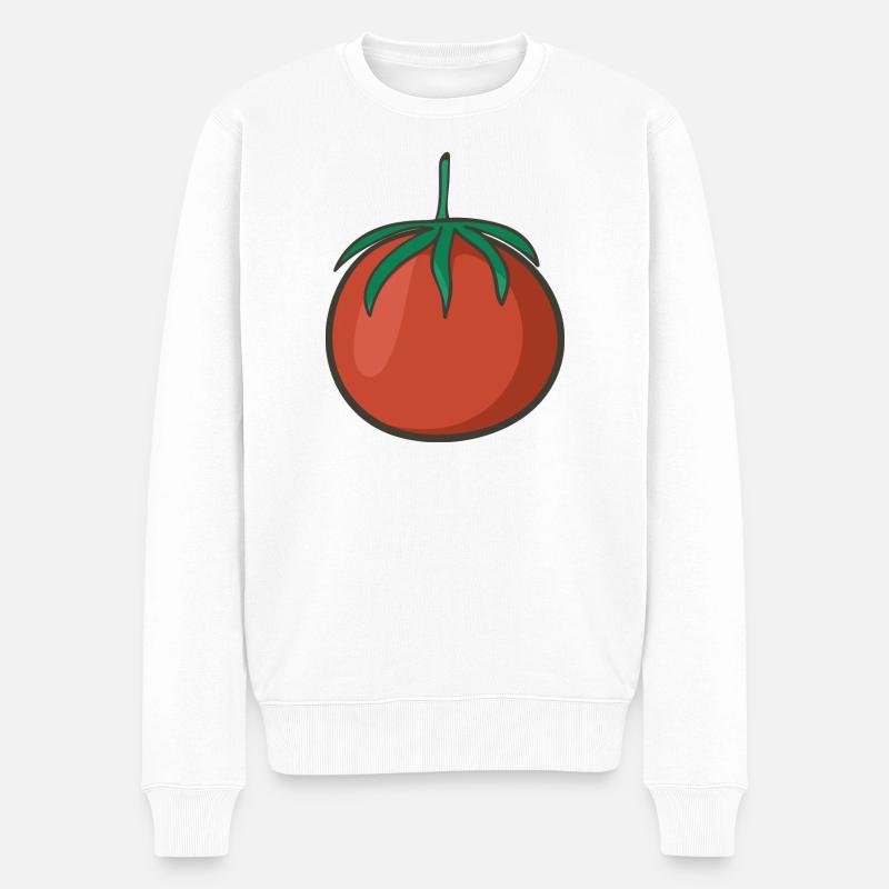 Tomate - Pull Premium bio Homme - blanc