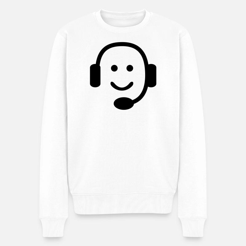 Nerd - Pull Premium bio Homme - blanc