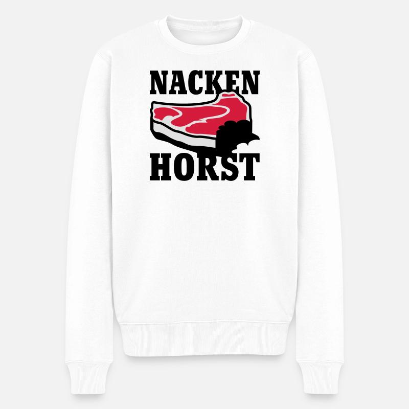 Nacken Horst | Grillen | BBQ - Pull Premium bio Homme - blanc