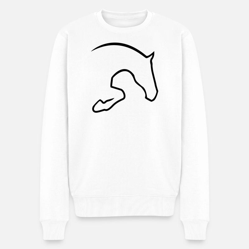 6061912 121498711 springs - Männer Premium Bio Pullover - Weiß