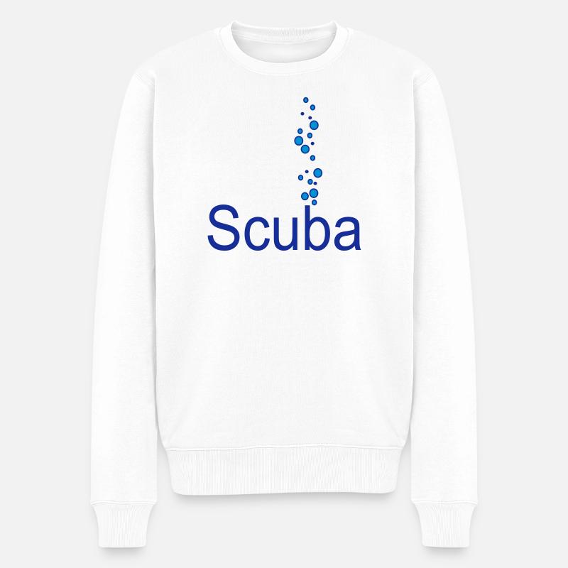 Scuba - Pull Premium bio Homme - blanc