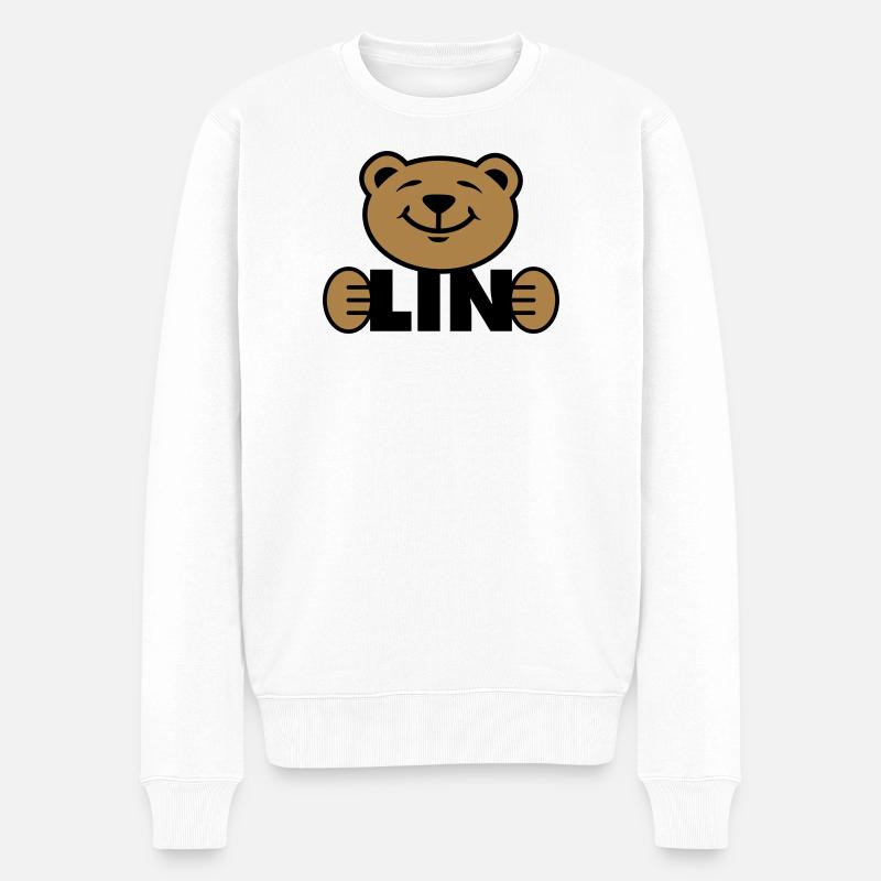 Berlin | Bär | Bearlin | Bear - Pull Premium bio Homme - blanc