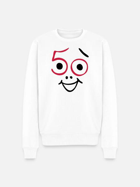 50 ans et toujours frais! - Pull Premium bio Homme - blanc