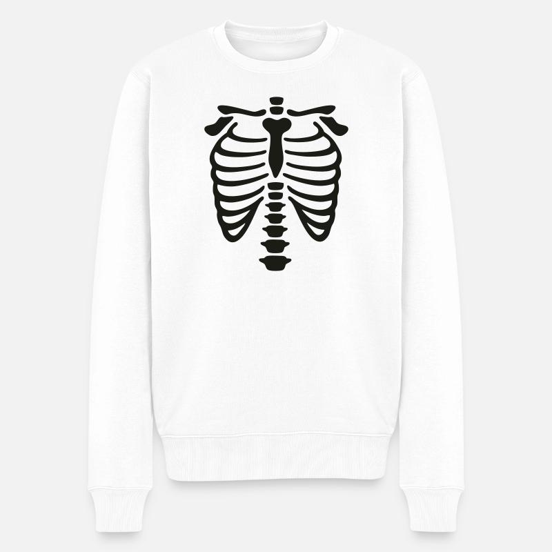 xray_vector - Pull Premium bio Homme - blanc