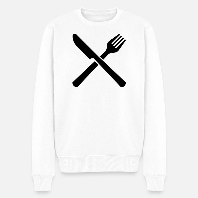 6254398 118120591 manger - Pull Premium bio Homme - blanc