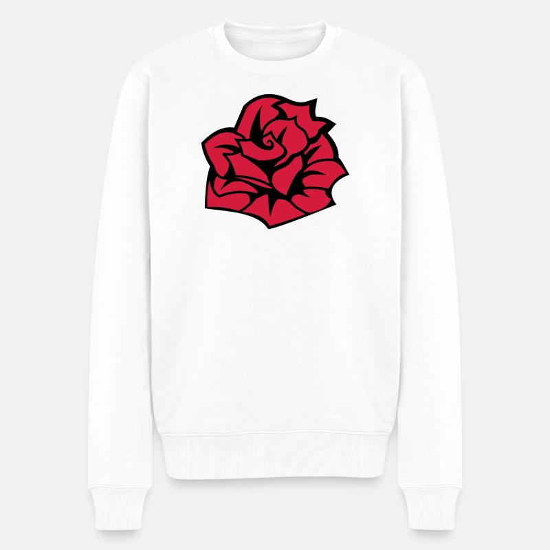 6254398 135442652 Rose - Pull Premium bio Homme - blanc