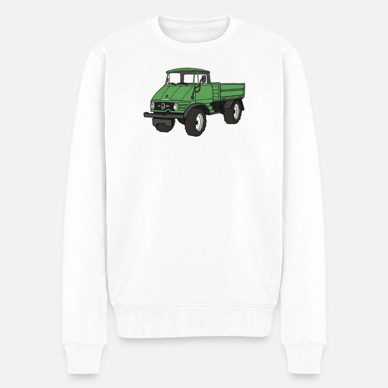 IMOGDIA - Männer Premium Bio Pullover - Weiß