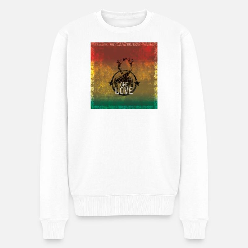 un reggae d'amour - Pull Premium bio Homme - blanc