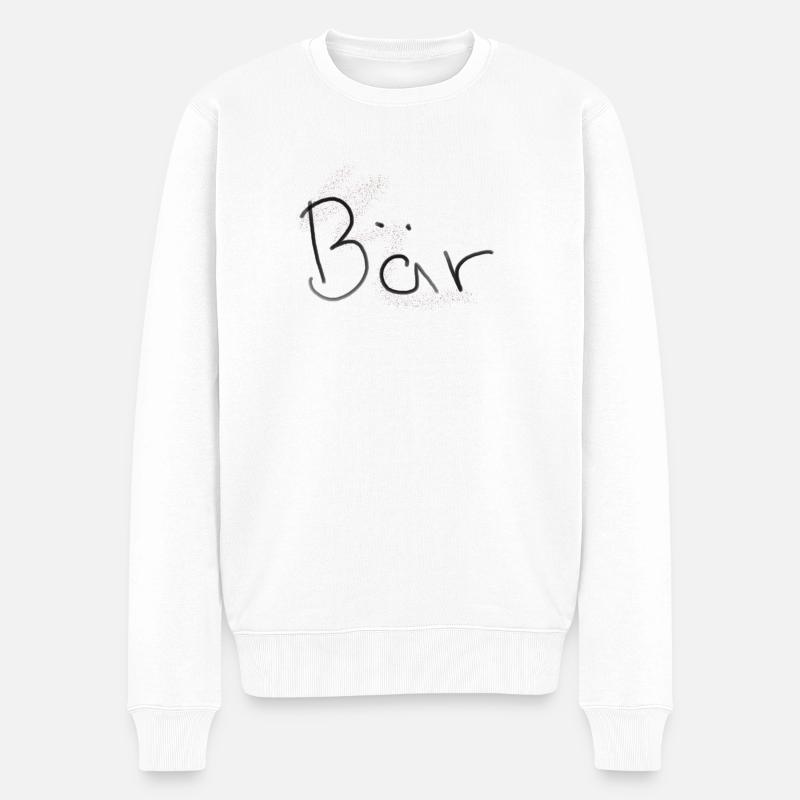porter - Pull Premium bio Homme - blanc