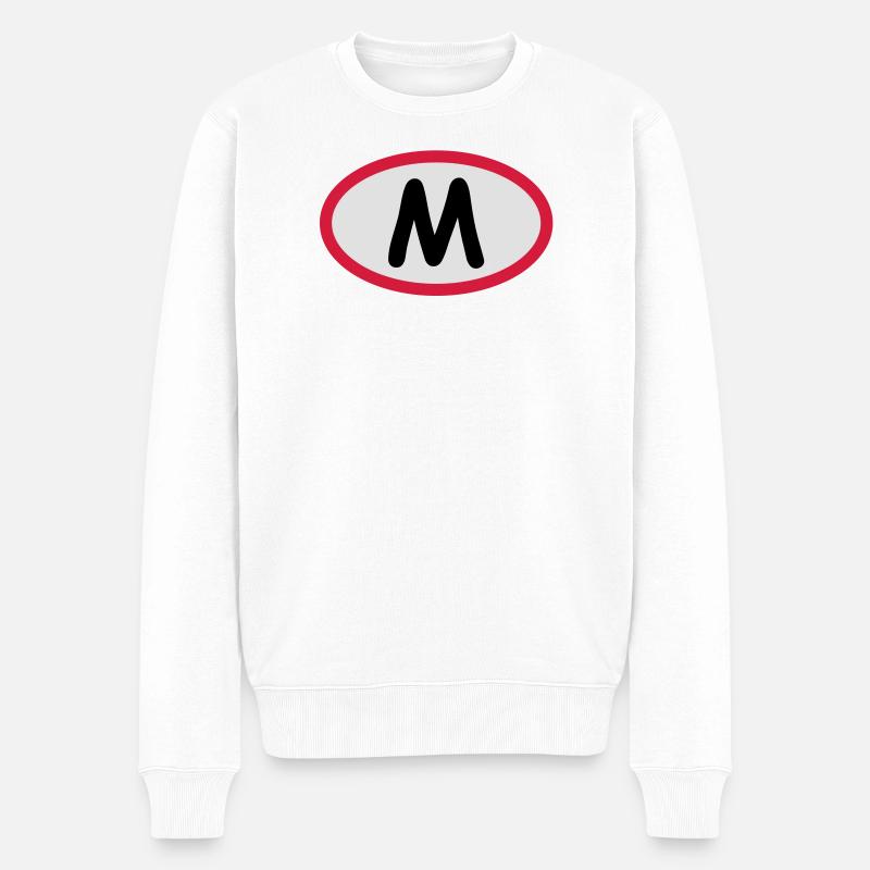M - Genug ist genug - Männer Premium Bio Pullover - Weiß