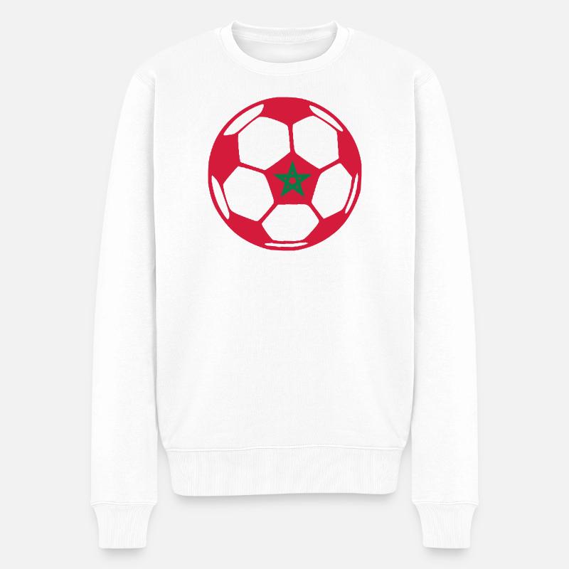 ballMOROCCO - Pull Premium bio Homme - blanc