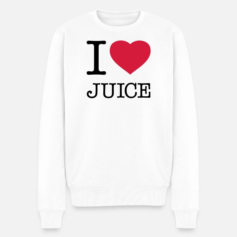 J’AIME LE JUS Saft - Pull Premium bio Homme - blanc