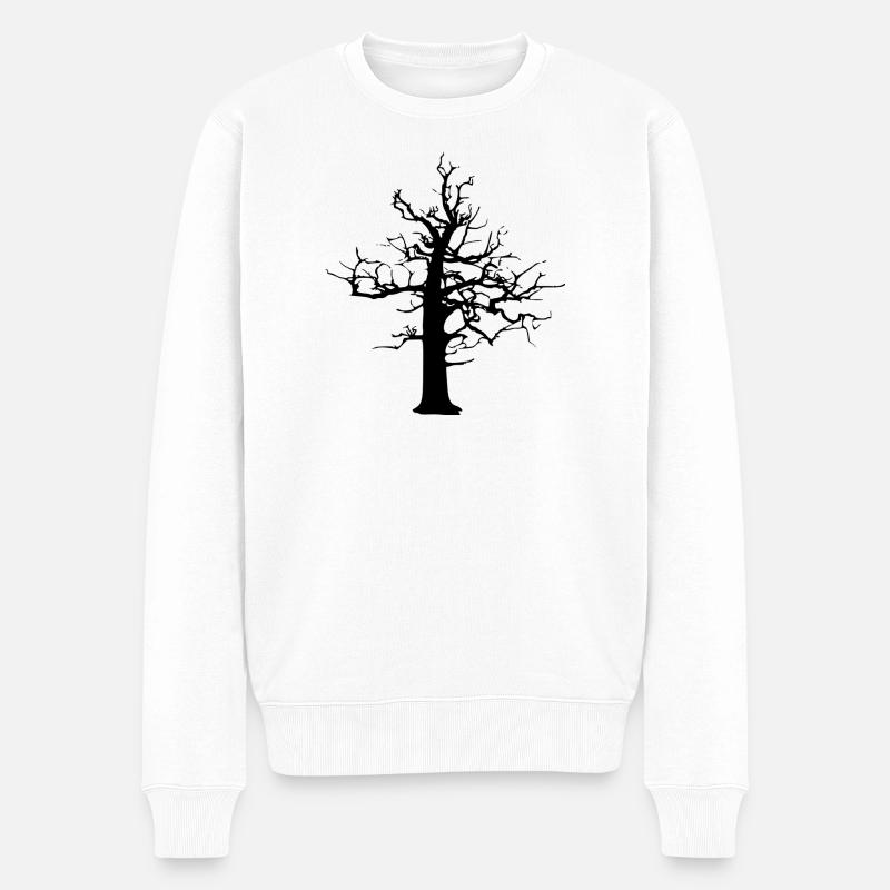 dépérage forestier - Pull Premium bio Homme - blanc