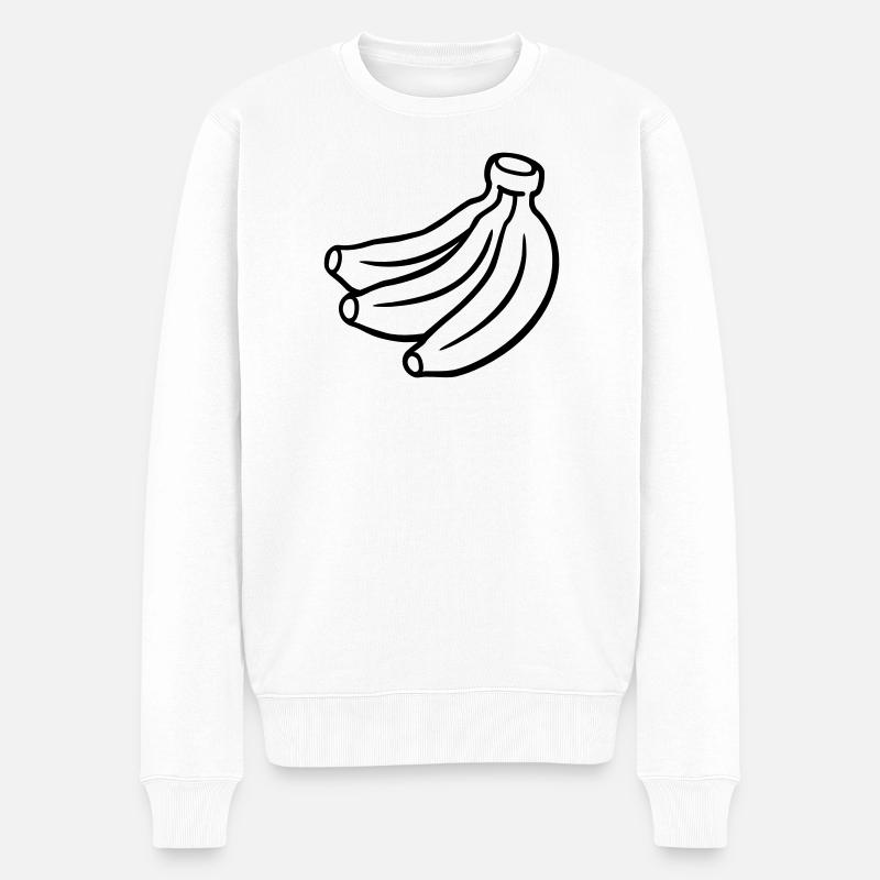 Banana - Pull Premium bio Homme - blanc