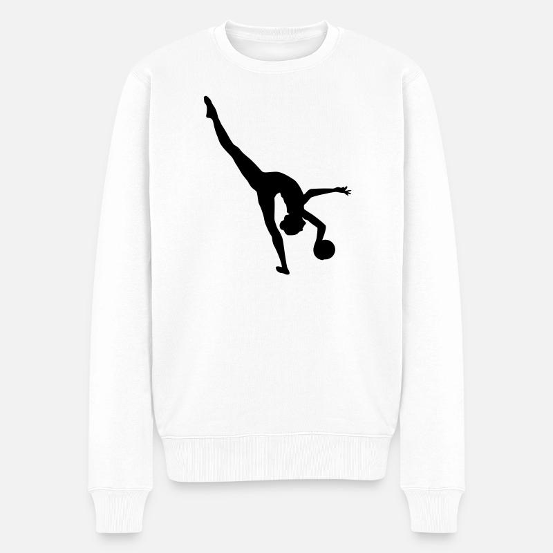 Rhythmics gymnastics - Pull Premium bio Homme - blanc