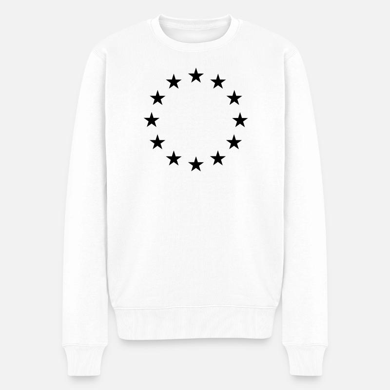 Étoiles - Pull Premium bio Homme - blanc