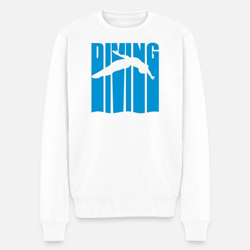 Saut de tour - Pull Premium bio Homme - blanc
