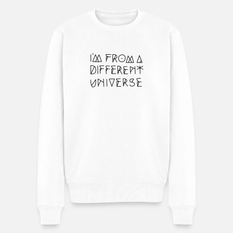 Alien - Männer Premium Bio Pullover - Weiß