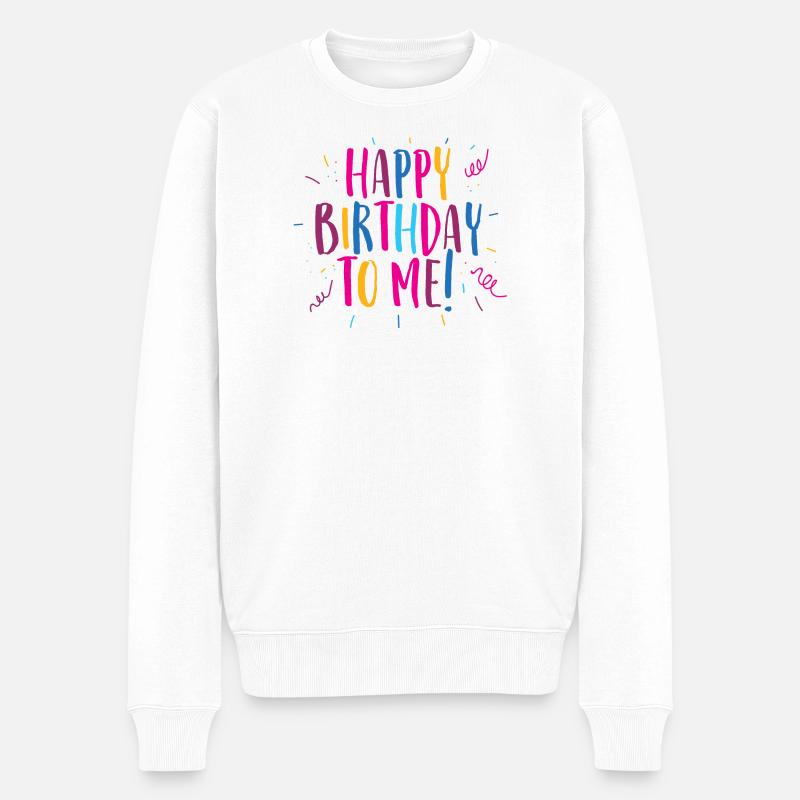 Félicitations pour mon anniversaire! - Pull Premium bio Homme - blanc