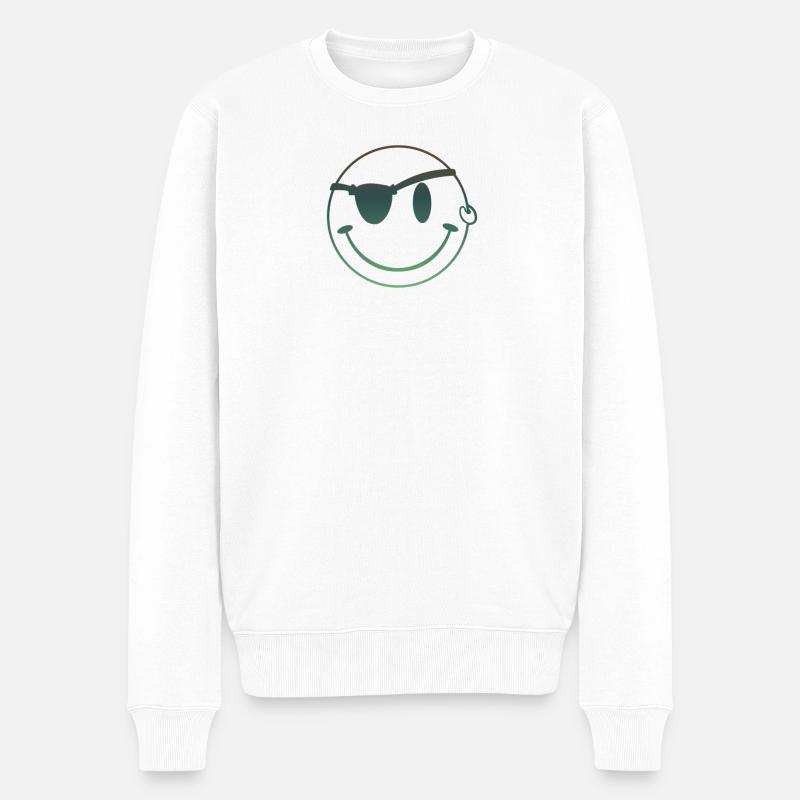 pirate - Pull Premium bio Homme - blanc