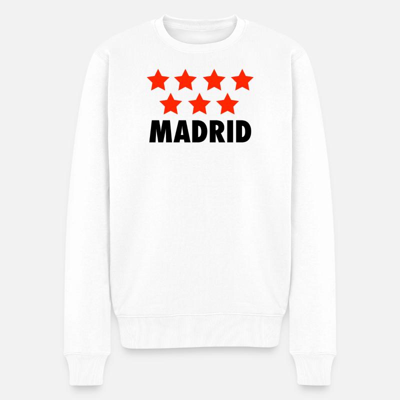 Madrid - Pull Premium bio Homme - blanc
