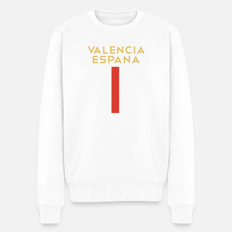 Souvenir Espagne Valence España Souvenir Souvenir - Pull Premium bio Homme - blanc