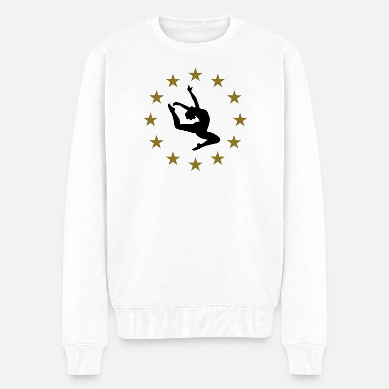 Danseur & Étoiles - Pull Premium bio Homme - blanc