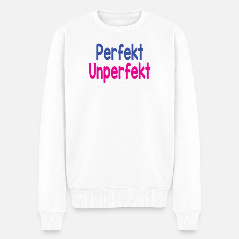 Parfait - Imperfique - Pull Premium bio Homme - blanc