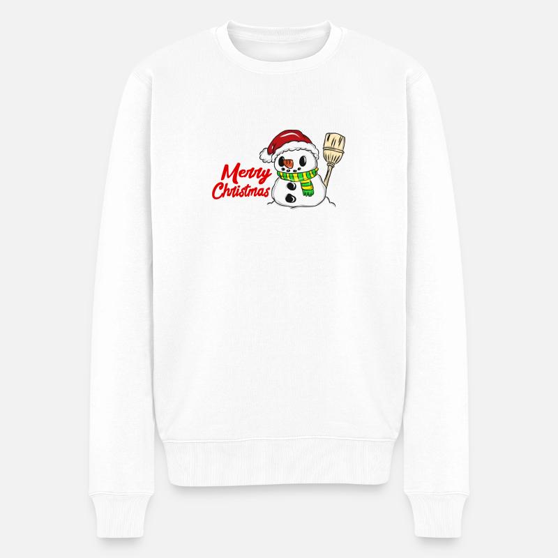 Noël - Pull Premium bio Homme - blanc