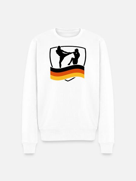 deutschland_kampfsport_1 - Männer Premium Bio Pullover - Weiß