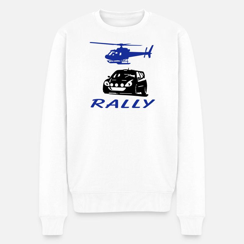 rally_1 - Pull Premium bio Homme - blanc