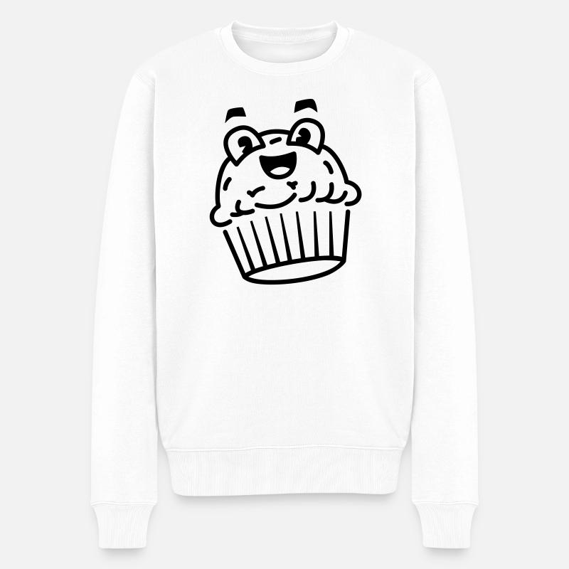 Cupcake - Pull Premium bio Homme - blanc